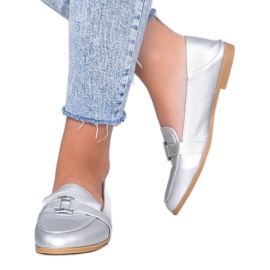 Silver loafers med Island Paradise spänne