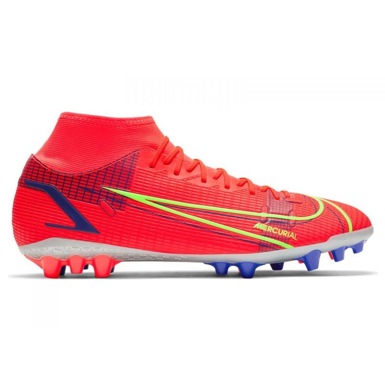Nike Superfly 8 Academy Ag M CV0842-600 fotbollsskor mångfärgad röd