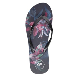 4F W H4L21-KLD004 90S flip-flops svart grön