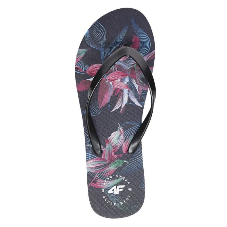 4F W H4L21-KLD004 90S flip-flops svart grön