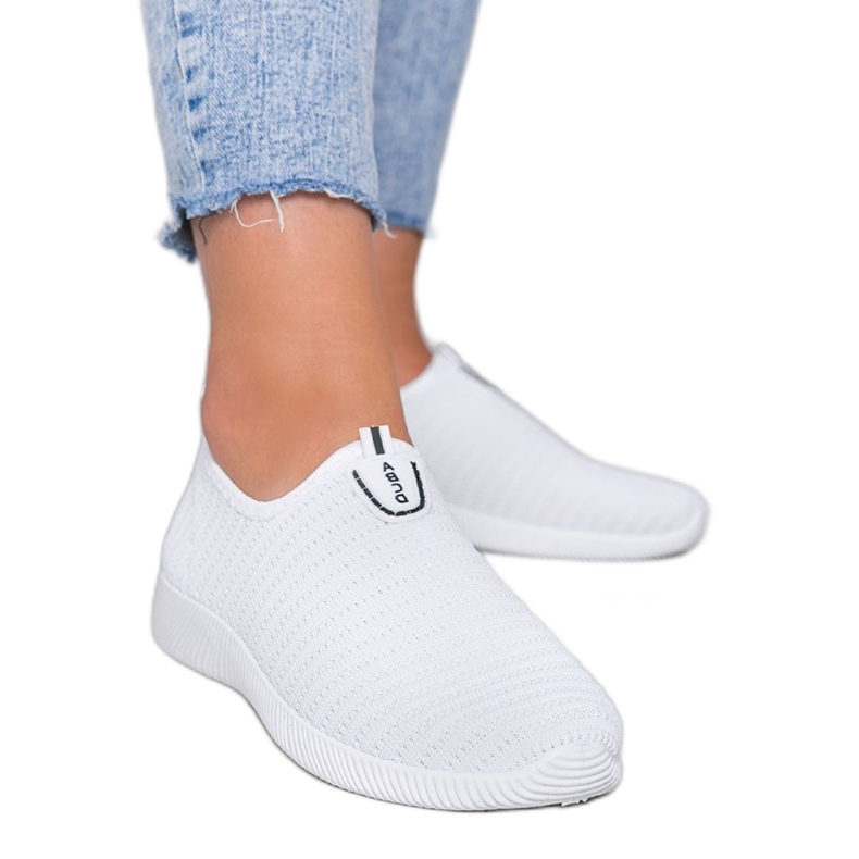 Gör det vita sportskor