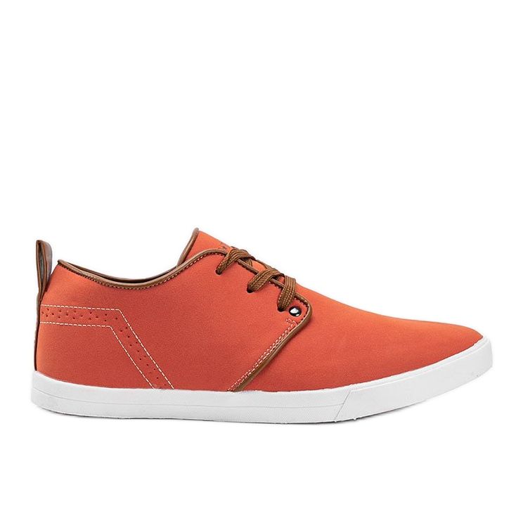 Orange Adrianos sneakers för män