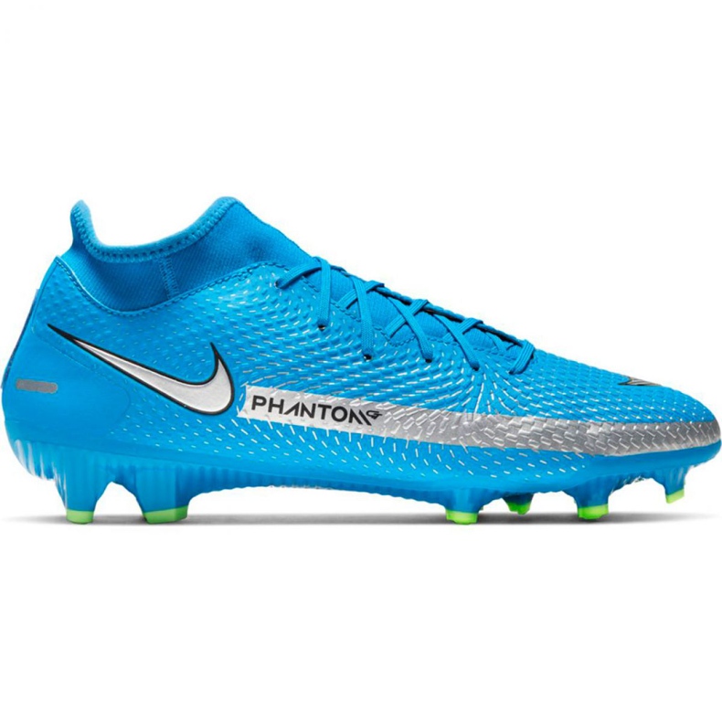 Nike Phantom Gt Academy Df FG / MG M CW6667 400 fotbollsskor blå blå