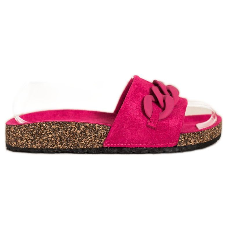 SHELOVET Trendiga tofflor med prydnad orange