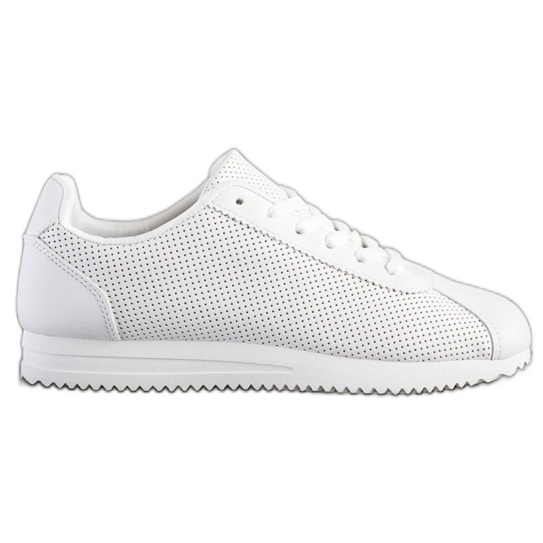 SHELOVET Snygga openwork sneakers vit