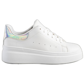 SHELOVET Bekväma sneakers vit