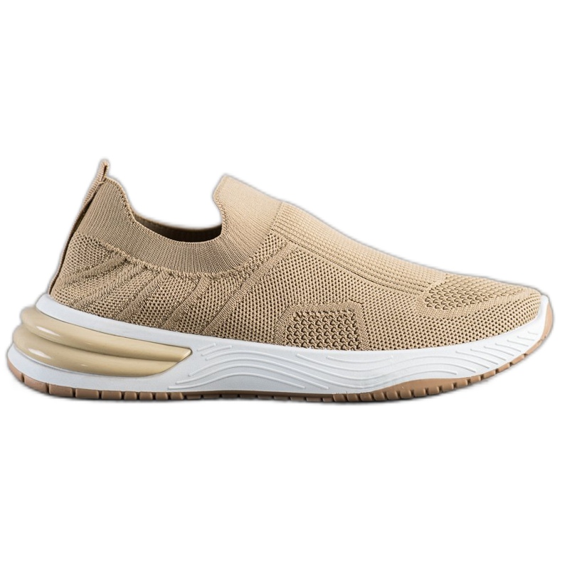 SHELOVET Openwork Slip-on Sneakers brun