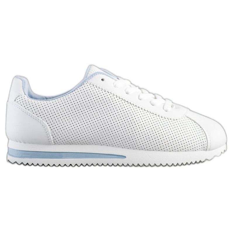 SHELOVET Snygga openwork sneakers vit