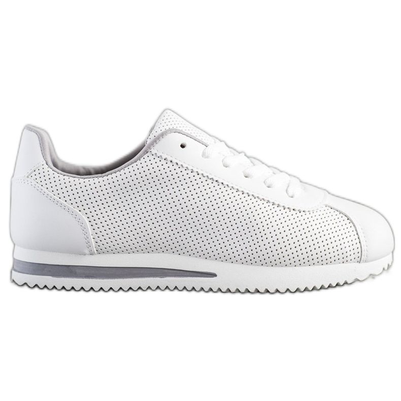 SHELOVET Snygga openwork sneakers vit