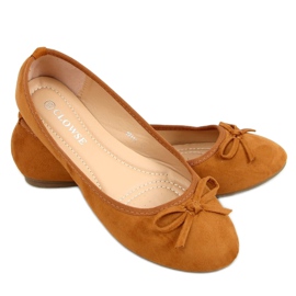 Camel 9F116 kamel mocka ballerinor brun