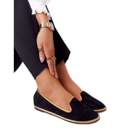 Dam mocka loafers Lu Boo svart