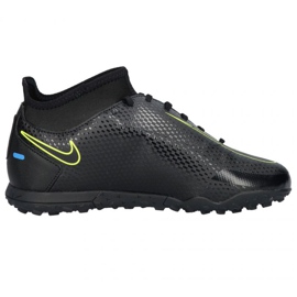 Nike Phantom Gt Club Df Tf Jr CW6729 090 fotbollsskor svart svart