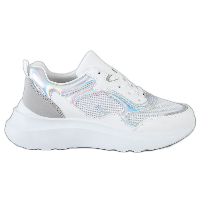 Sweet Shoes Sneakers med glitter vit