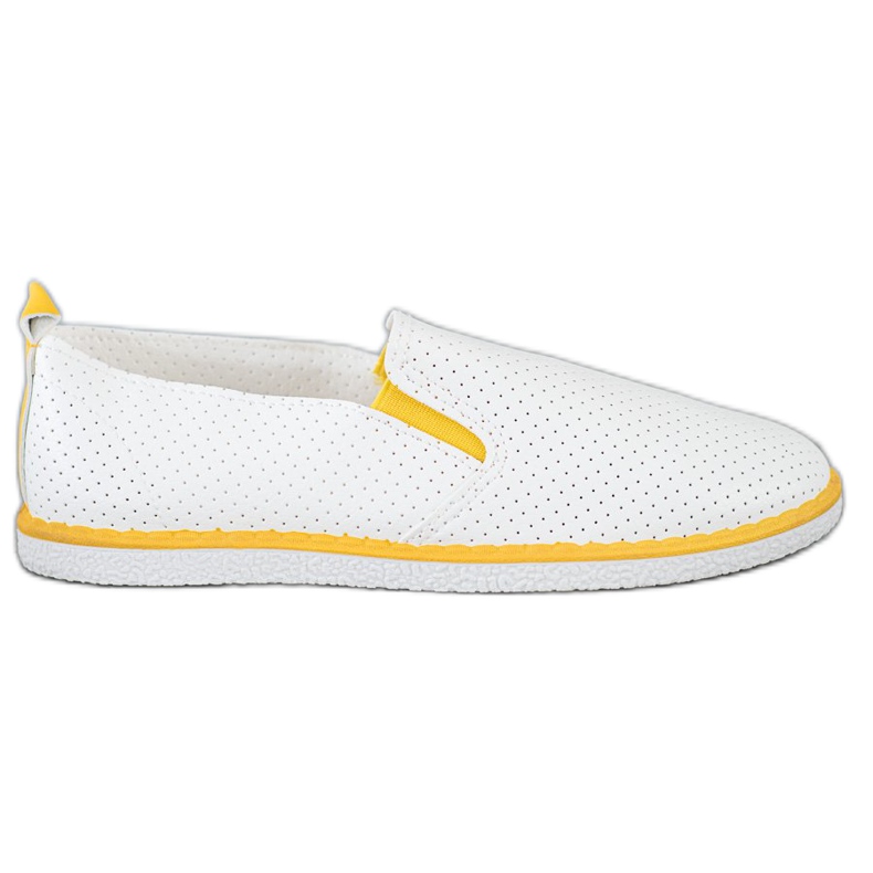 Sun Color Eco Leather Slipons vit