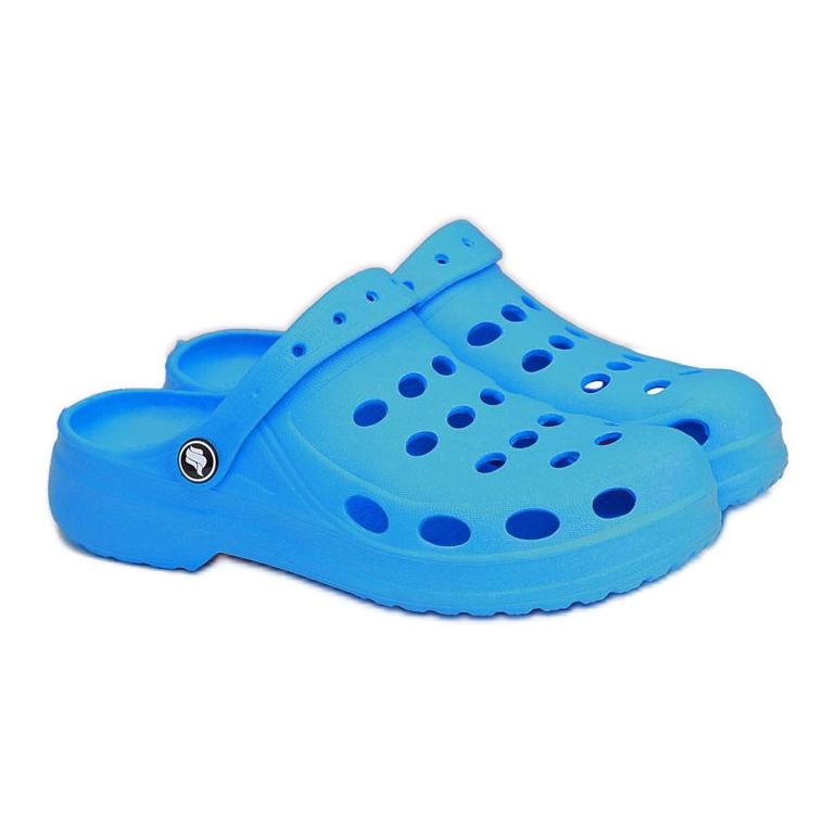 Flameshoes Dam Tofflor Eva Blue Foam Crocs blå