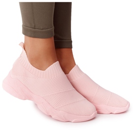 PS1 Kvinnors sportskor Slip-on rosa yogaklass