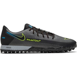 Nike React Phantom Gt Pro Tf M CK8468 090 fotbollsskor mångfärgad grå