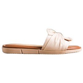 Vinceza sandaler i mocka beige