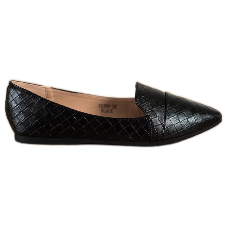 Seastar Moderiktiga ballerinor med ekoläder svart