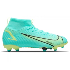 Nike Superfly 8 Academy Mg Jr fotbollsskor CV1127-403 mångfärgad blå