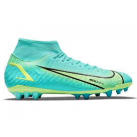 Nike Superfly 8 Academy Ag M CV0842-403 fotbollsskor mångfärgad blå