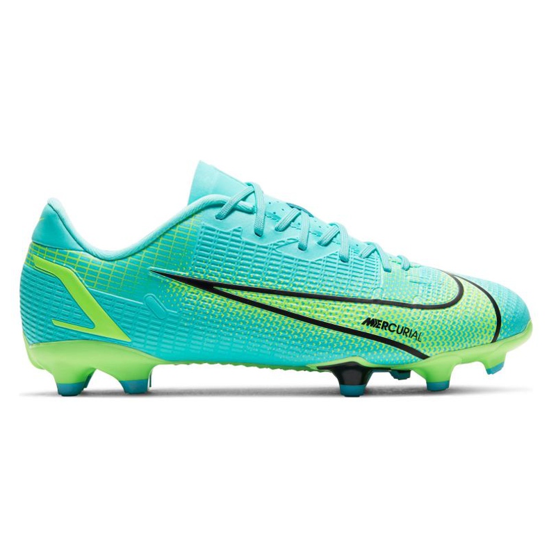 Nike Vapor 14 Academy Mg Jr fotbollsskor CV0811-403 blå grön grön