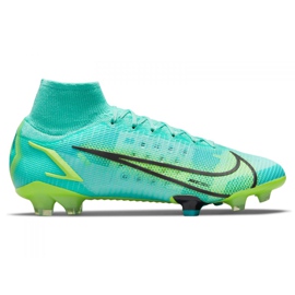 Nike Mercurial Superfly 8 Elite Fg M CV0958 403 fotbollsskor mångfärgad blå