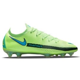 Nike Phantom Gt Elite Fg M CK8439 303 fotbollsskor mångfärgad grön