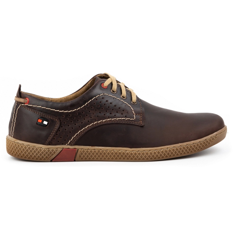 Olivier Casual herrskor 302GT brun