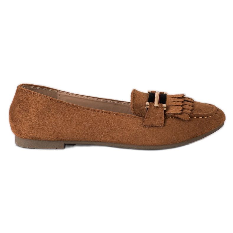 Anesia Paris Snygga loafers brun