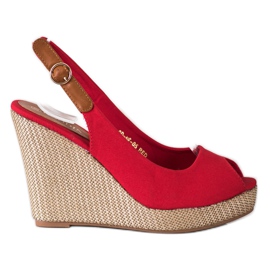 Goodin Sandaler med hög klack röd