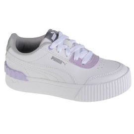 Puma Carina Lift Shine Ps Jr 380553 01 vit rosa