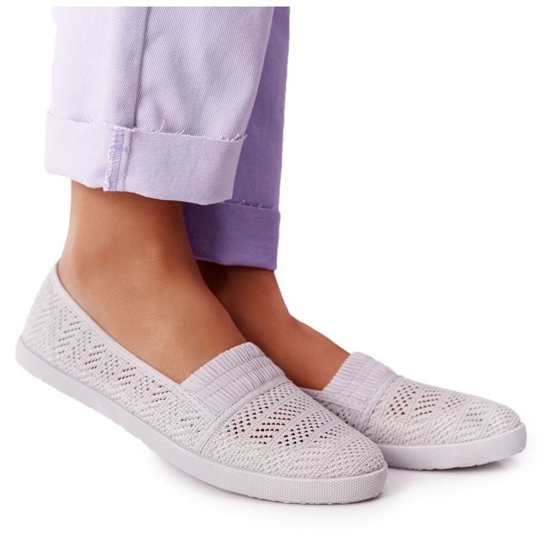 Openwork Slip-On Grå Chillout Sneakers