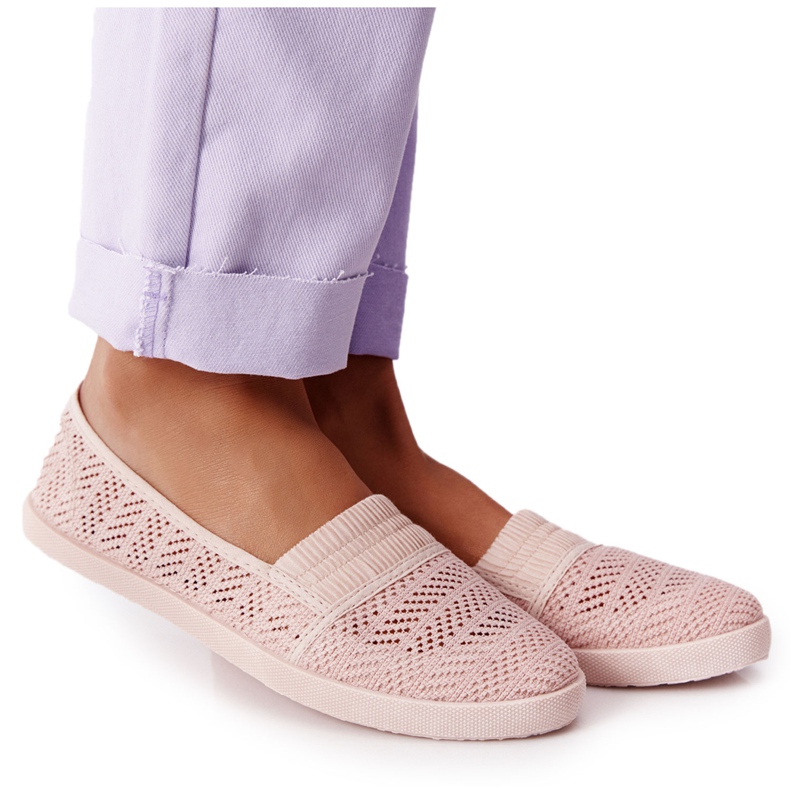 Openwork Slip-On Pink Chillout Sneakers rosa