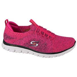Skechers Luminate-She's Magnificent W 104075-HPBK svart rosa