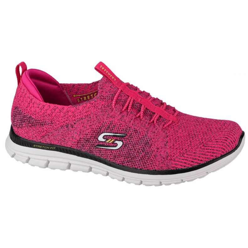 Skechers Luminate-She's Magnificent W 104075-HPBK svart rosa