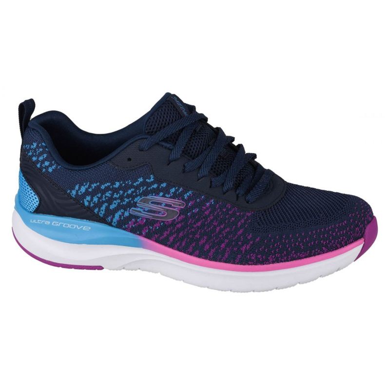 Skechers Ultra Groove-Glamour Quest W 149282-NVMT Skor svart marinblå