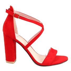 Sandaler på stolpen röd GG-88P Röd