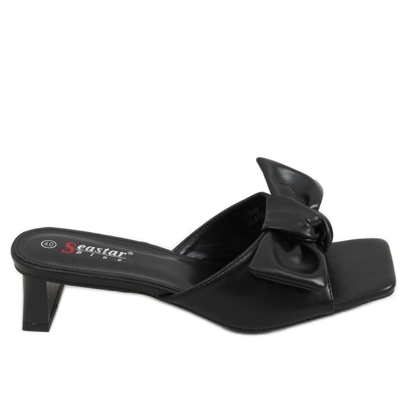 Svarta designerklackar T388P Svart