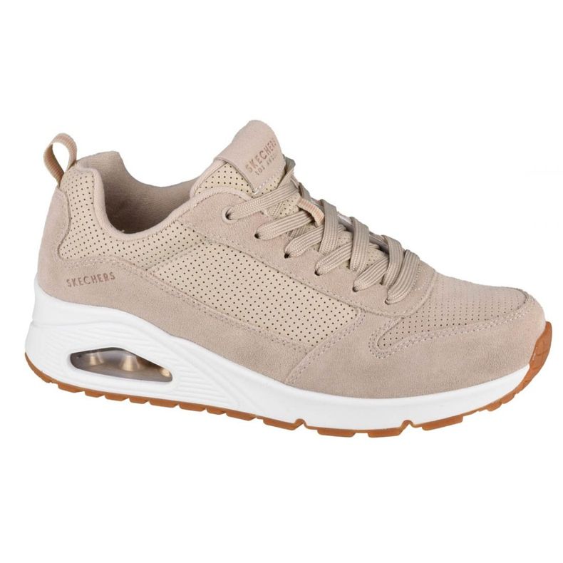 Skechers Uno-Two For The Show W 73672-NAT-sko beige