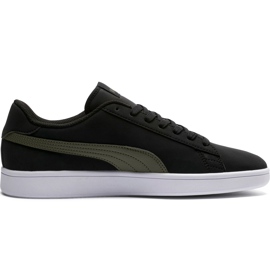 Herrskor Puma Smash v2 Buck svart 365160 05 kaki