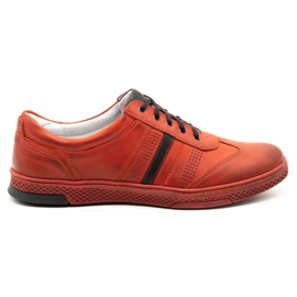 Joker Fritidsskor Herrläder S21 / 2 röda