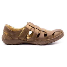 Polbut Mäns öppningsskor 237 för sommarbrun