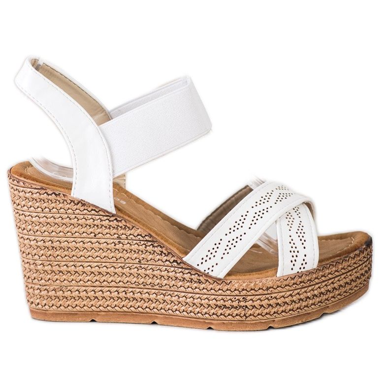 Sea Elves Slip-on lätta sandaler vit