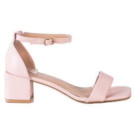 Seastar Sandaler med en dekorativ kedja rosa