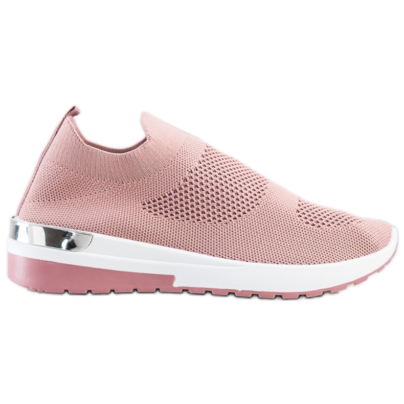 SHELOVET Slip On Sneakers rosa