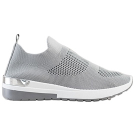 SHELOVET Slip On Sneakers grå