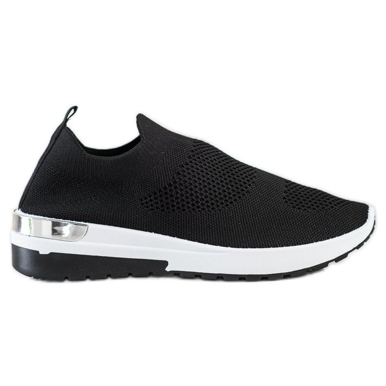 SHELOVET Slip On Sneakers svart