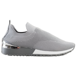 Renda Grå Openwork -sneakers