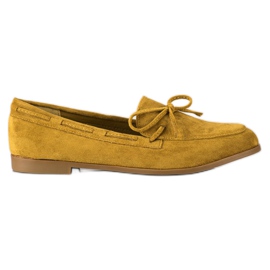 Coura Klassiska loafers gul